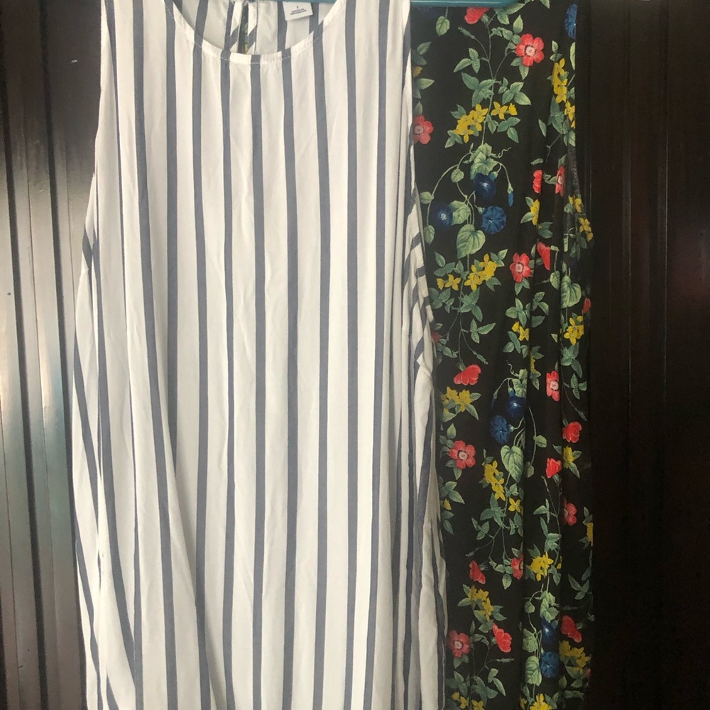 2 old navy tanks